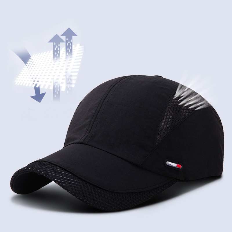 Mũ Lưỡi Trai Phối Lưới Thoáng Khí Nhanh Khô Phong Cách Hip Hop Thời Trang Mùa Hè Cho Nữ