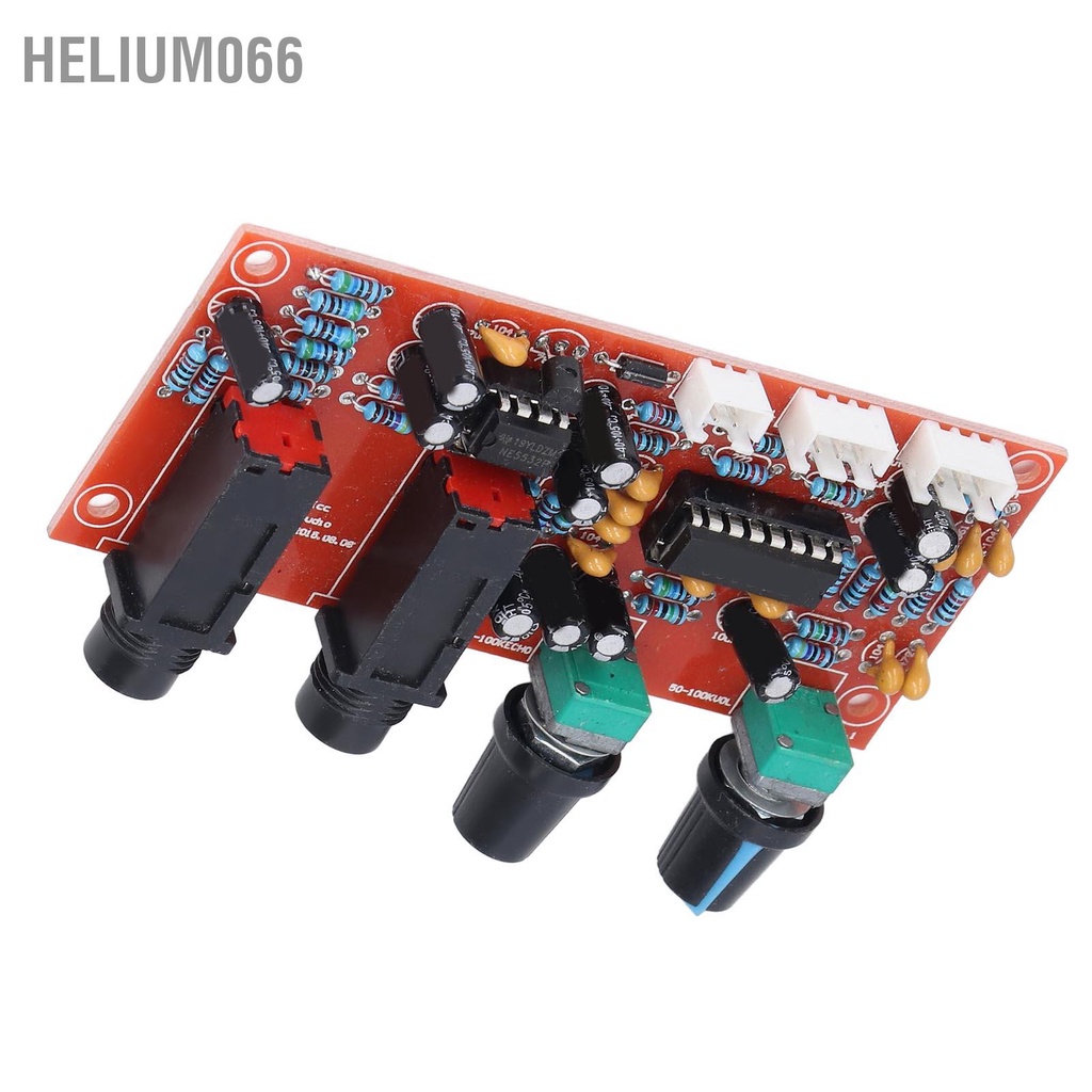 Helium066 PT2399 Mô-đun Khuếch Đại Micrô Kỹ Thuật Số Bảng Âm Vang Karaoke DC12‑24V