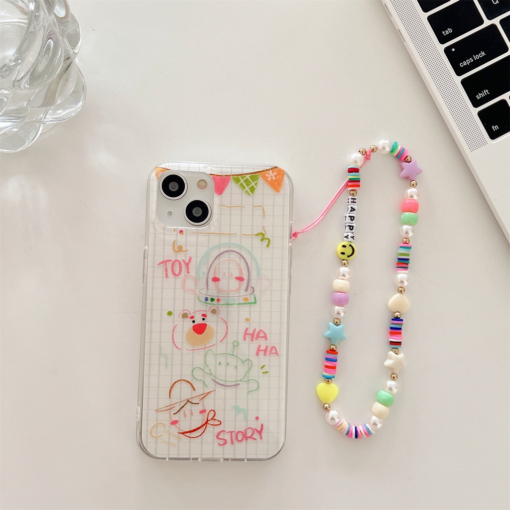 Ốp Điện Thoại Silicon TPU Mềm Trong Suốt Họa Tiết Hoạt Hình Toy Story Cho iPhone 13 12 11 14 Pro Max