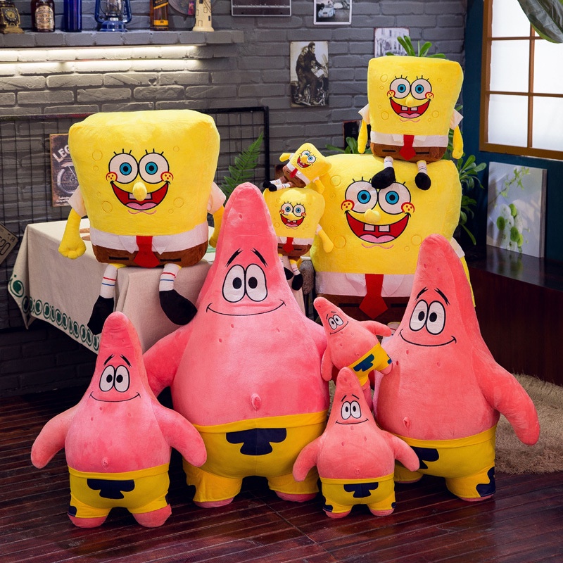 Thú Nhồi Bông Pattaya Hình SpongeBob Dễ Thương Cho Bé