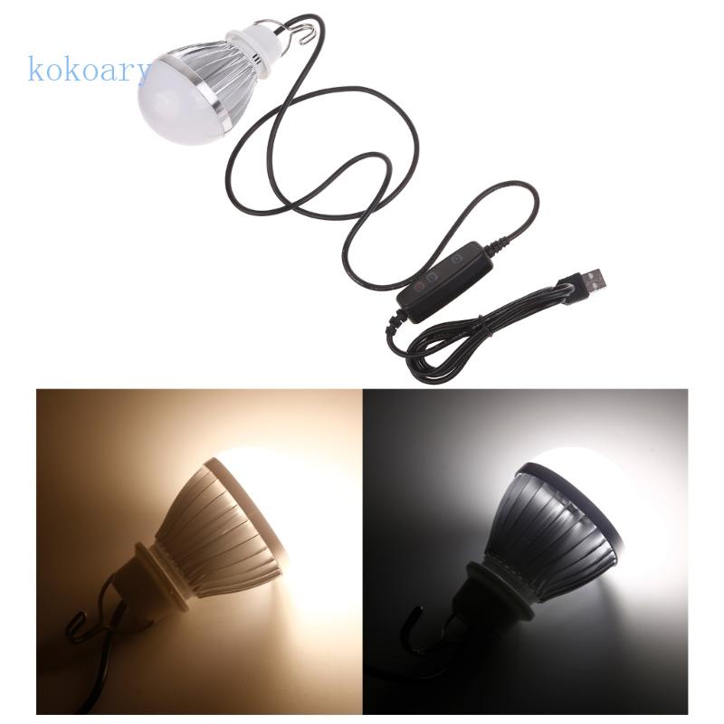 Bóng Đèn LED USB 10W 5V 1 9m Có Công Tắc Bật / Tắt Tiện Dụng