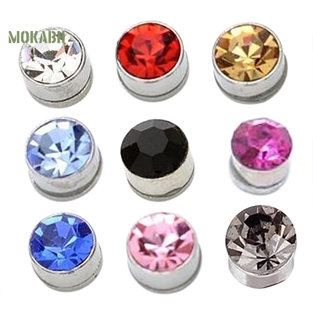 1 Đôi Bông Tai Tròn Bằng Sắt Chăm Sóc Sức Khỏe Cho Nữ