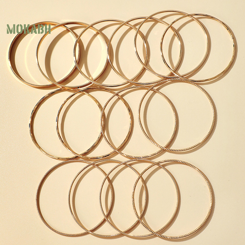 Set 14 Vòng Đeo Tay Phong Cách Bohemian Thời Trang Cho Nữ