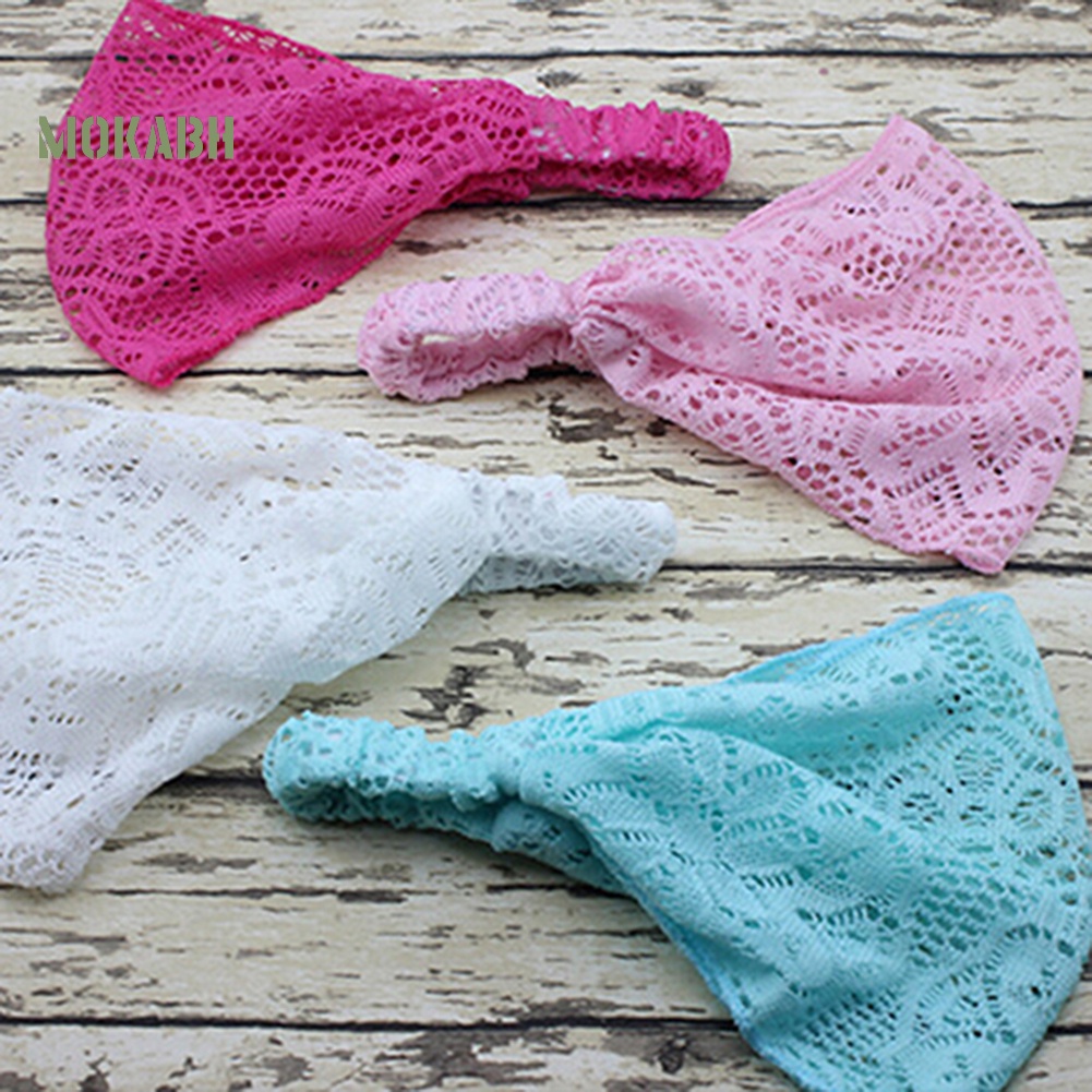 Băng Đô Ren Co Giãn Thời Trang Cho Bé Gái