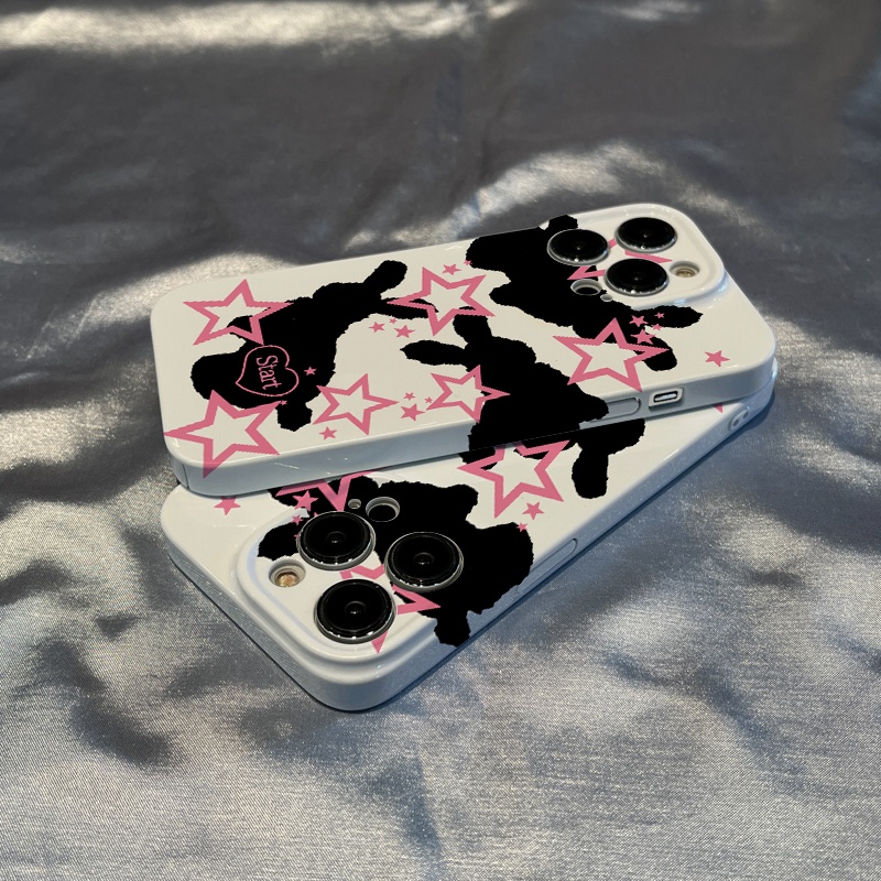 Ốp Điện Thoại Họa Tiết Hoạt Hình Chú Thỏ Dễ Thương Cho Iphone 8 Xr14 11 127 xs13promaxplus / / OG7S