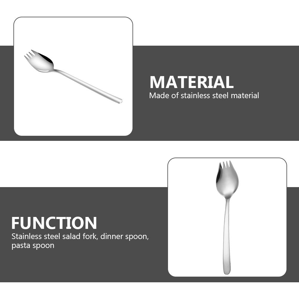 Set 4 Muỗng Ăn Tráng Miệng Bằng Thép Không Gỉ