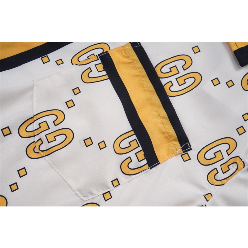 Áo Sơ Mi Ngắn Tay In Họa Tiết Thời Trang Đường Phố Cổ Điển