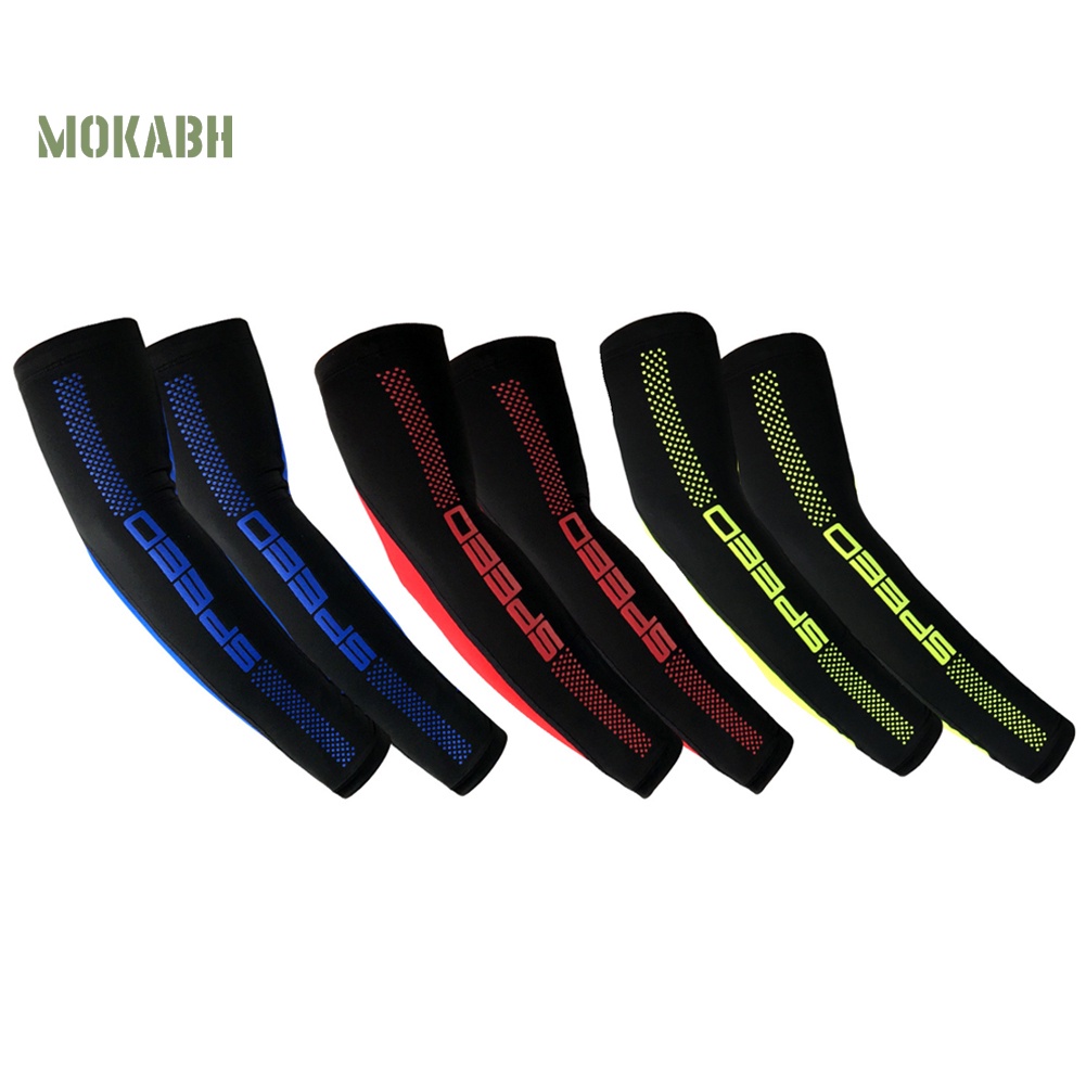 1 Cặp Găng Tay Thoáng Khí Bảo Vệ Cánh Tay Khi Đi Xe Đạp Leo Núi Unisex