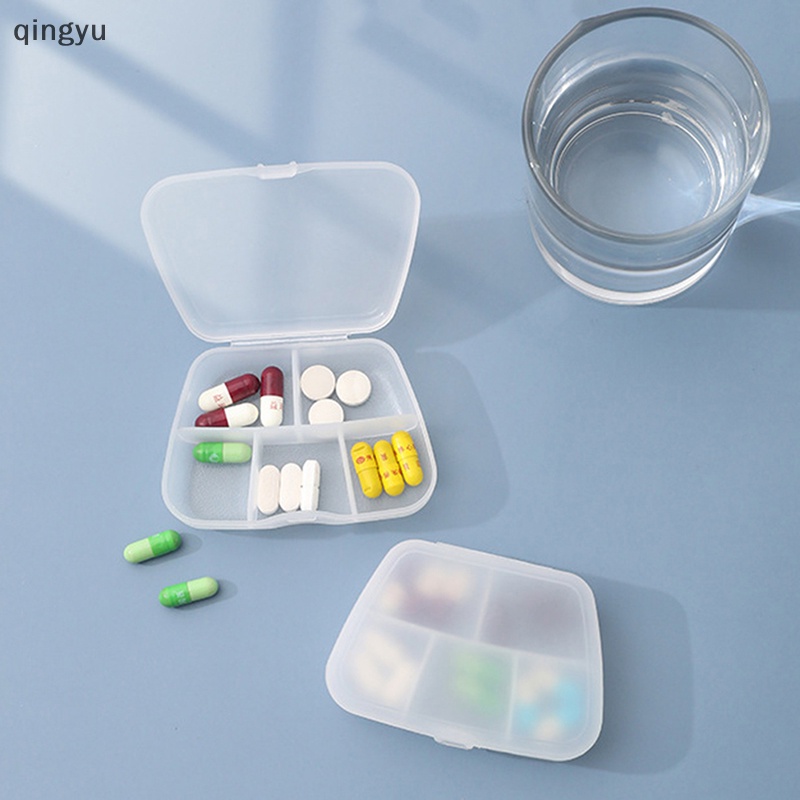 Hộp Đựng Thuốc 5 Ngăn Nhỏ Gọn Cho Đi Du Lịch