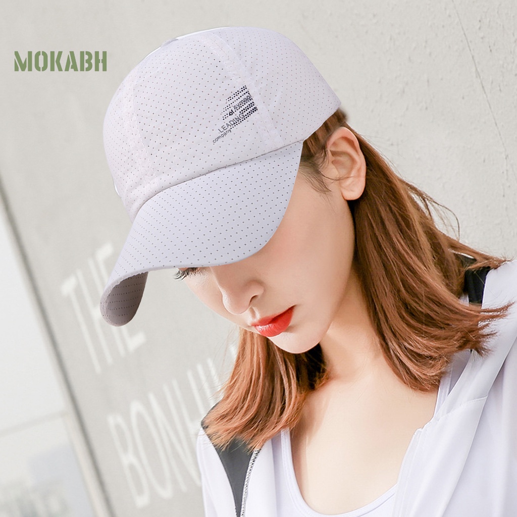 Mũ Lưỡi Trai Phối Lưới Thoáng Khí Nhanh Khô Thời Trang Mùa Hè Cho Nam Và Nữ