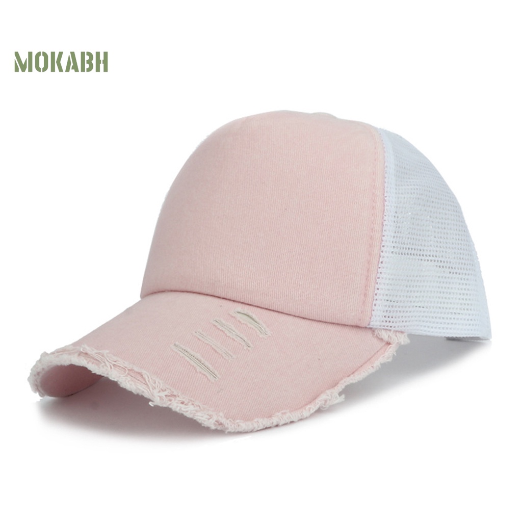 Mũ Lưỡi Trai Phối Lưới Chống Tia UV Thời Trang Mùa Hè Cho Nam