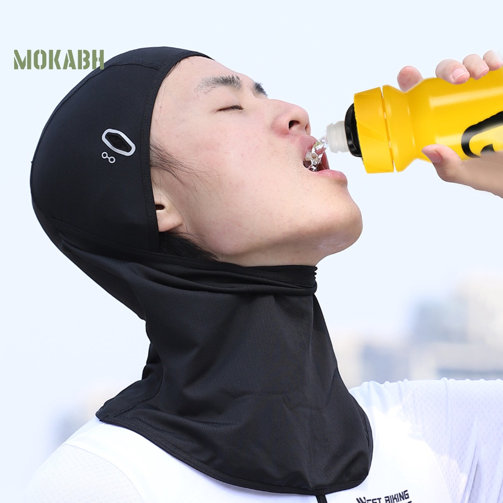 [Mok Abh] Tấm Che Mặt Chống Nắng Thoáng Khí Thấm Hút Tốt Bảo Vệ Mặt Khi Đi Xe Máy Ngoài Trời