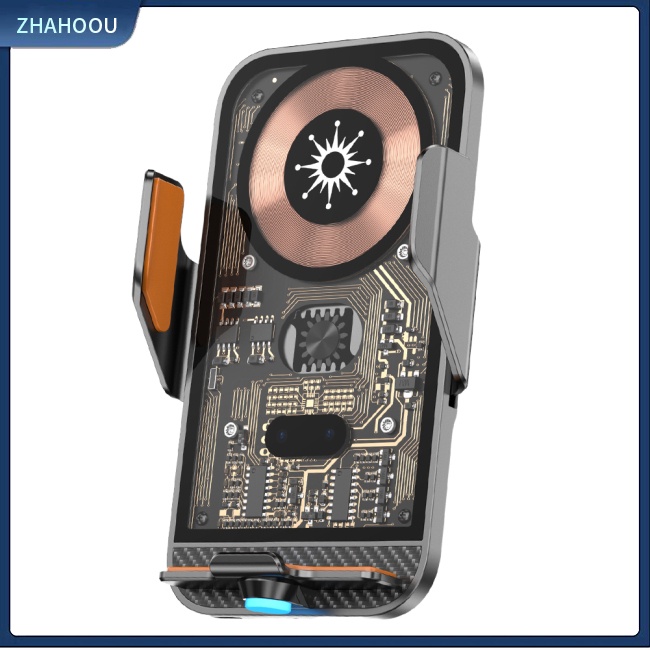 ☃Nhà Cửa☃ Giá Đỡ Điện Thoại Kiêm Sạc Nhanh Không Dây 15w Xoay 360 Độ Cảm Ứng Hồng Ngoại Tự Động Định