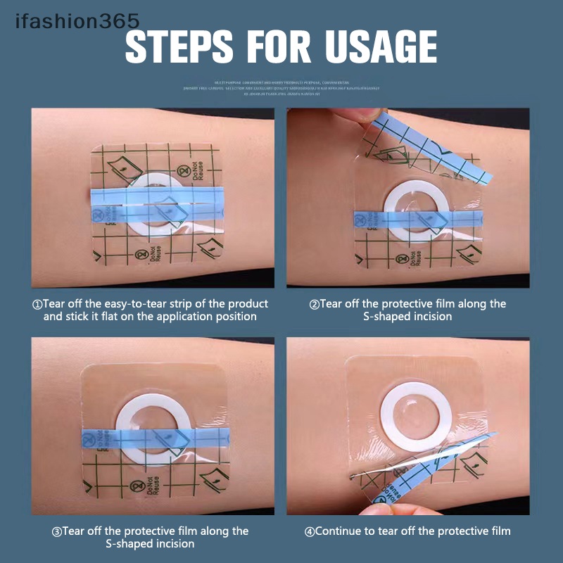 Set 10 Miếng Dán Rốn Bằng PU Chống Nước Thời Trang ifashion365