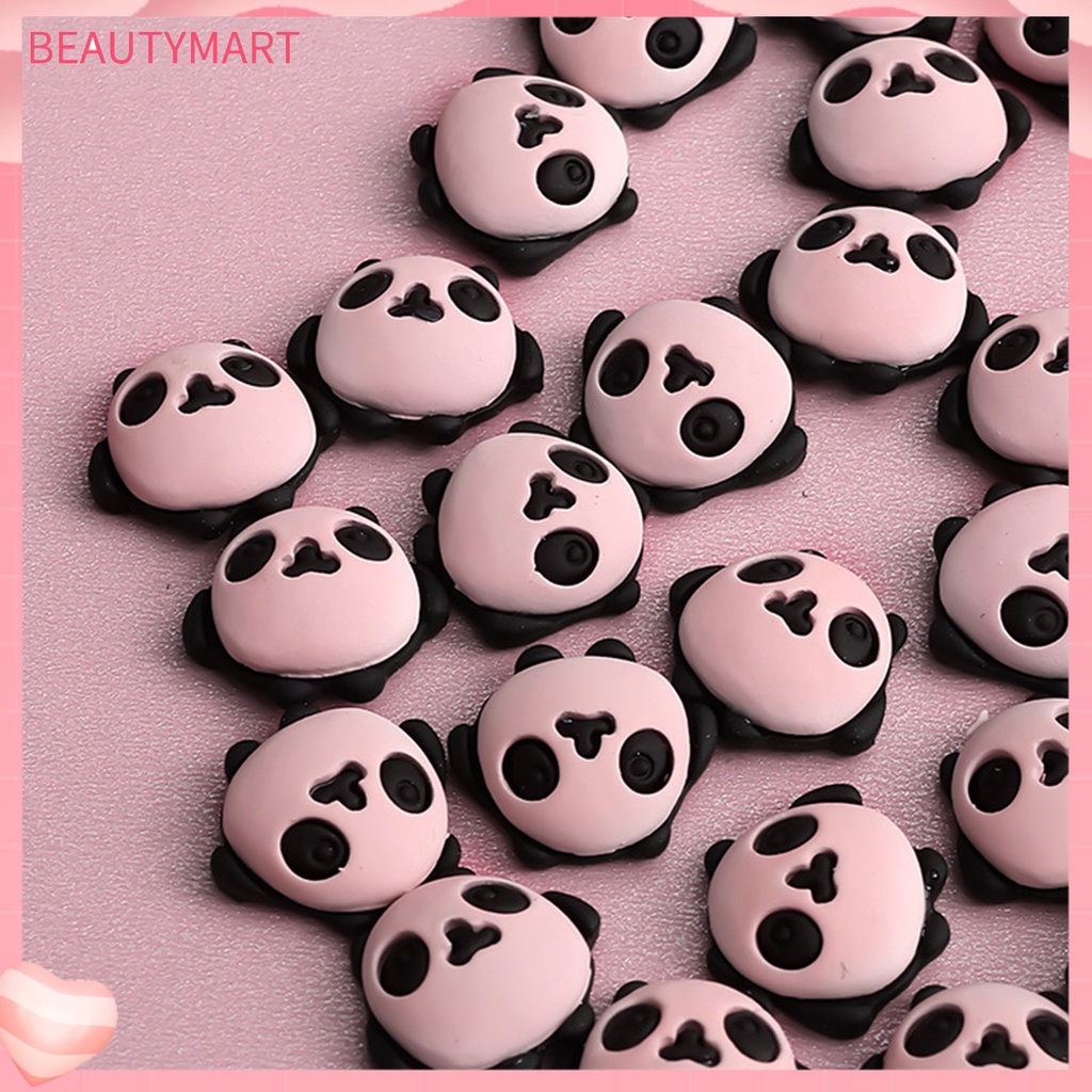 Bộ 5 Phụ Kiện Trang Trí Móng Tay Hình Gấu Trúc Hoạt Hình DIY