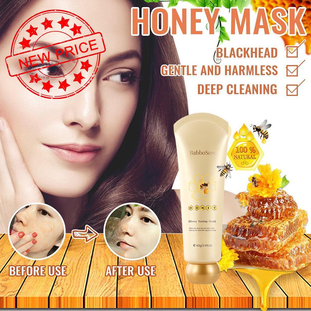 Mặt Nạ Mật Ong Dạng Lột Kiểm Soát Dầu Che Phủ Lỗ Chân Lông K9Z3