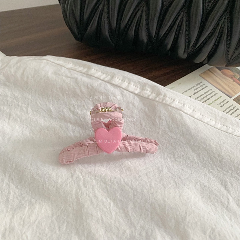 Kẹp Tóc Hình Cá Mập Trái Tim Xinh Xắn Cho Nữ