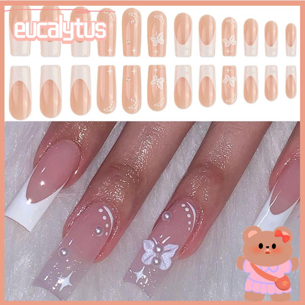 Móng Tay Giả Che Phủ Toàn Diện Đầu Vuông DIY