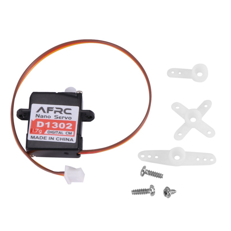 Động Cơ Servo Mini Kỹ Thuật Số Mô Men Xoắn Lớn AFRC-D1302 1.7G Cho Máy Bay Điều Khiển Từ Xa
