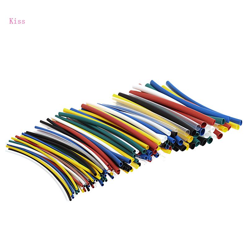 Set 140 Ống Quấn Dây Cáp Điện Polyolefin Chuyên Dụng Cho Xe Hơi