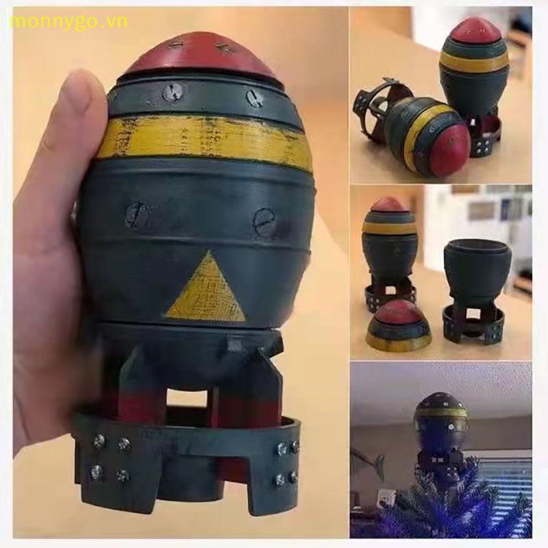 Mô Hình Nuke Mini Bằng Resin Thủ Công Cổ Điển Để Bàn Trang Trí Nhà Ở / Văn Phòng
