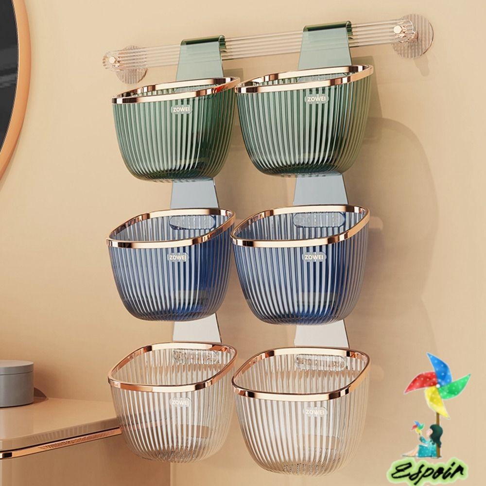 Giỏ Đựng Đồ Dùng Nhiều Tầng Gắn Tường Chống Bụi Tiện Dụng