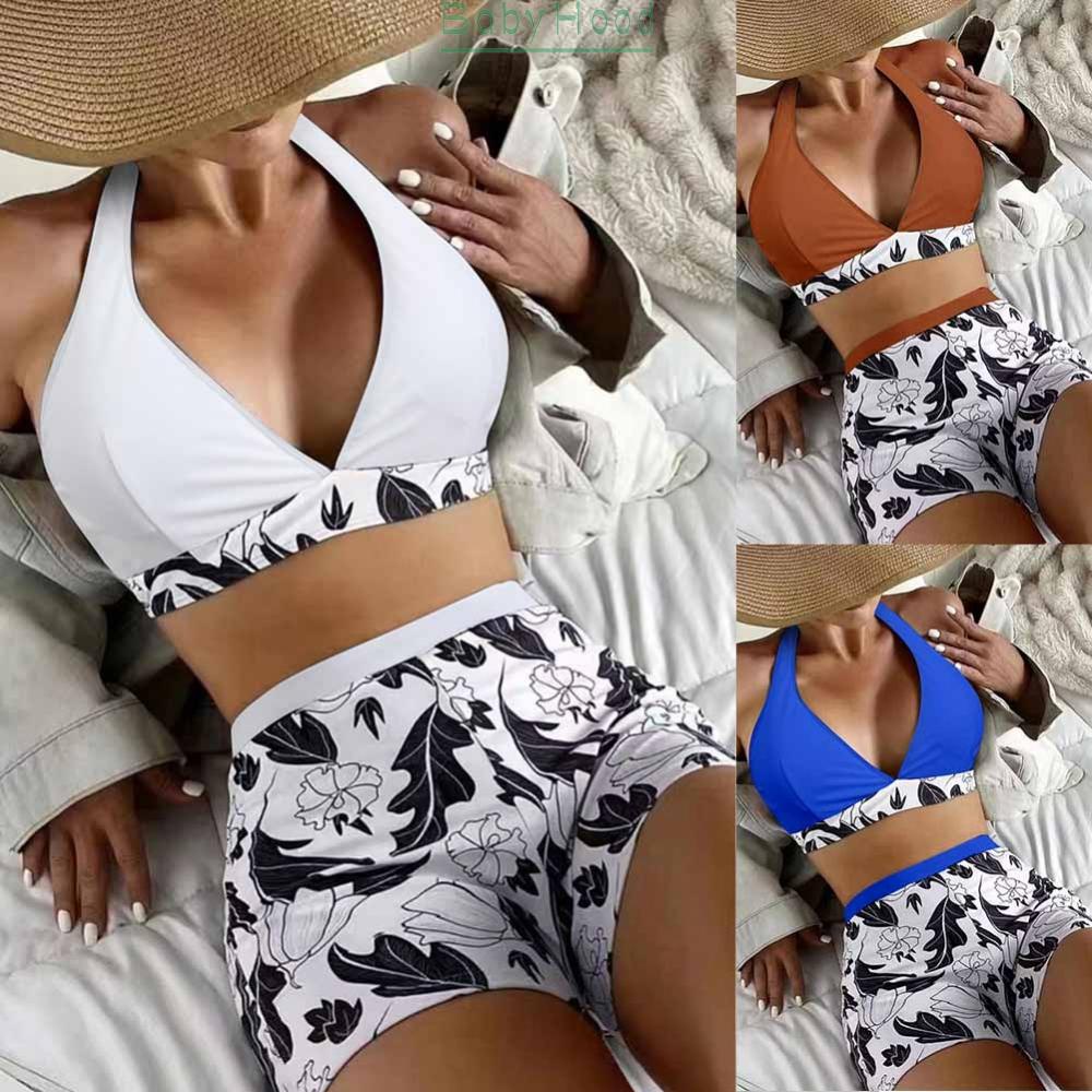 Womens Swimsuit Bathing Suit Beach Bikini Set Bra Shorts Breathable Female#BBHOOD