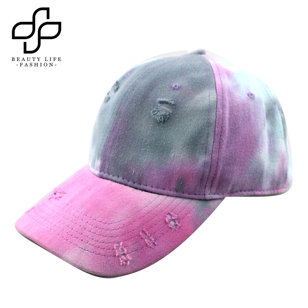 Mũ Lưỡi Trai Unisex Màu Gradient Thoáng Khí Chống Tia UV Có Thể Điều Chỉnh