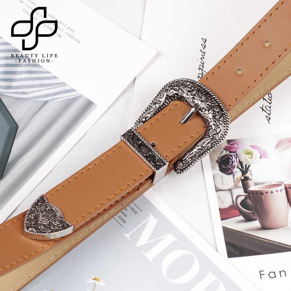 Thắt Lưng Bản Rộng Phong Cách Retro Đơn Giản Nhỏ Gọn Bền Bỉ