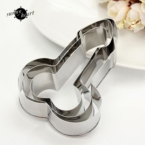 Set 3 Khuôn Cắt Làm Bánh Bằng Thép Không Gỉ Tiện Dụng