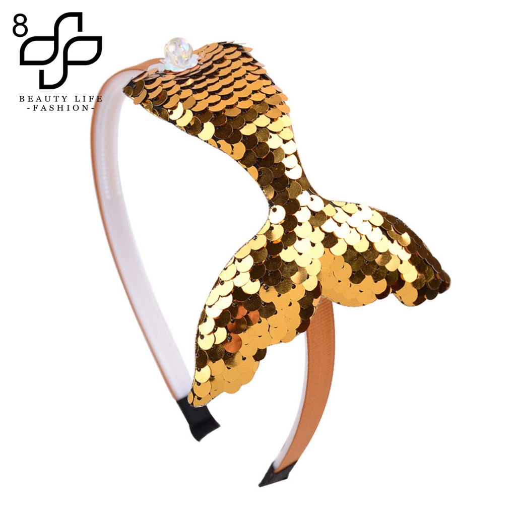 Cài Tóc Đính Kim Sa Lấp Lánh Cho Bé Gái