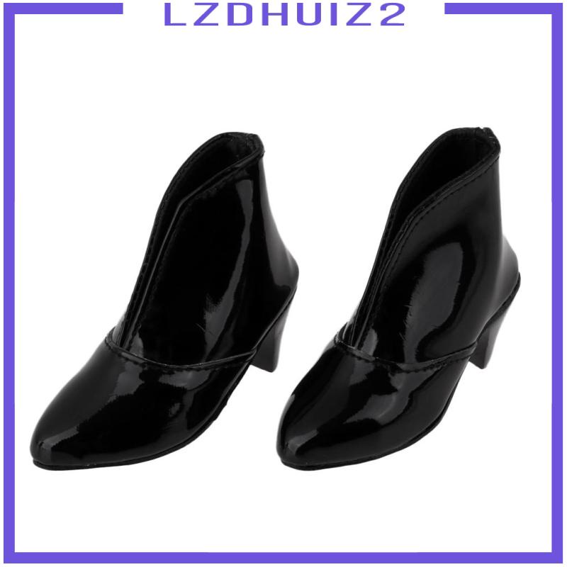 Giày Cao Gót Da PU Màu Đen Tỉ Lệ 1 / 3 BJD