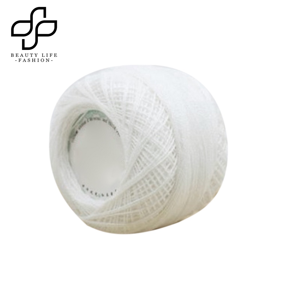 Bộ 2 Cuộn Len Cotton Mềm Mại Đan Khăn Choàng Thủ Công DIY