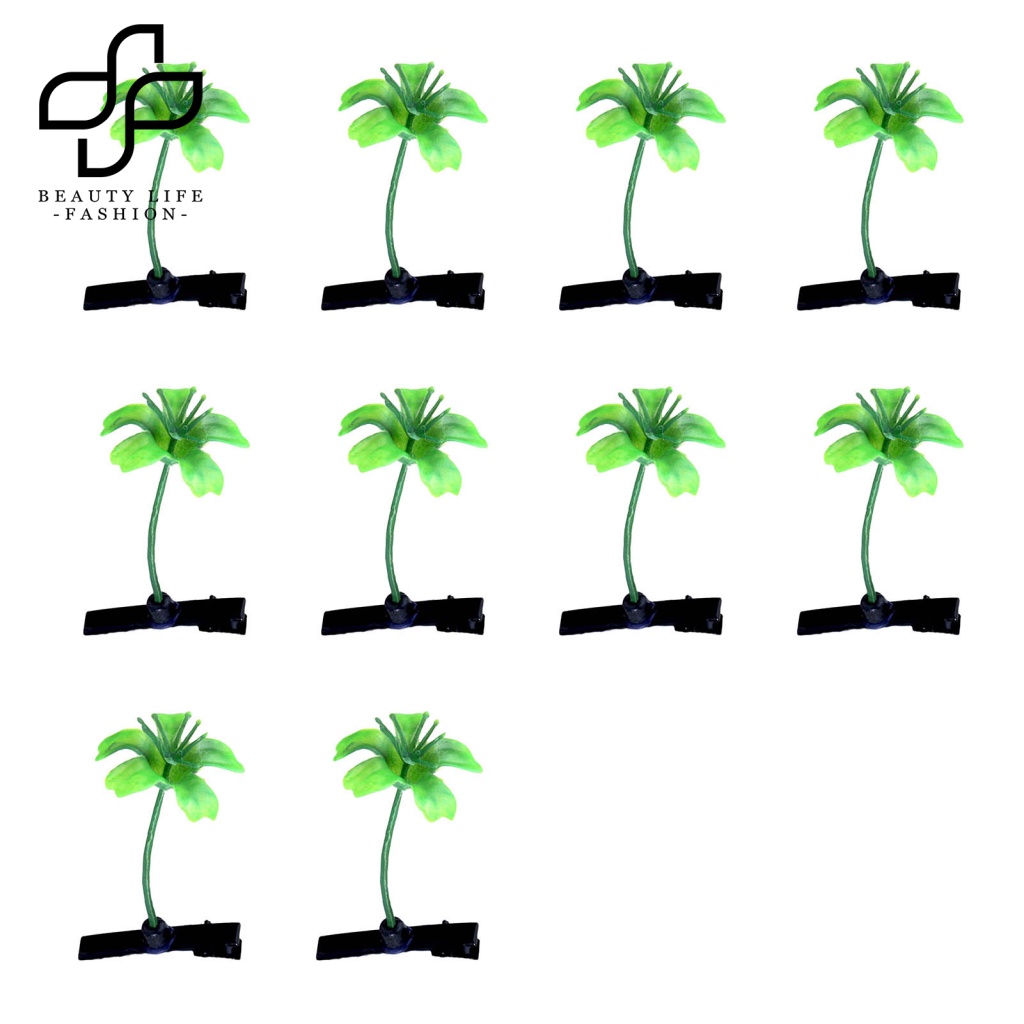 Kẹp Tóc Hình Hạt Đậu Mini Chống Trượt Cho Bé Gái