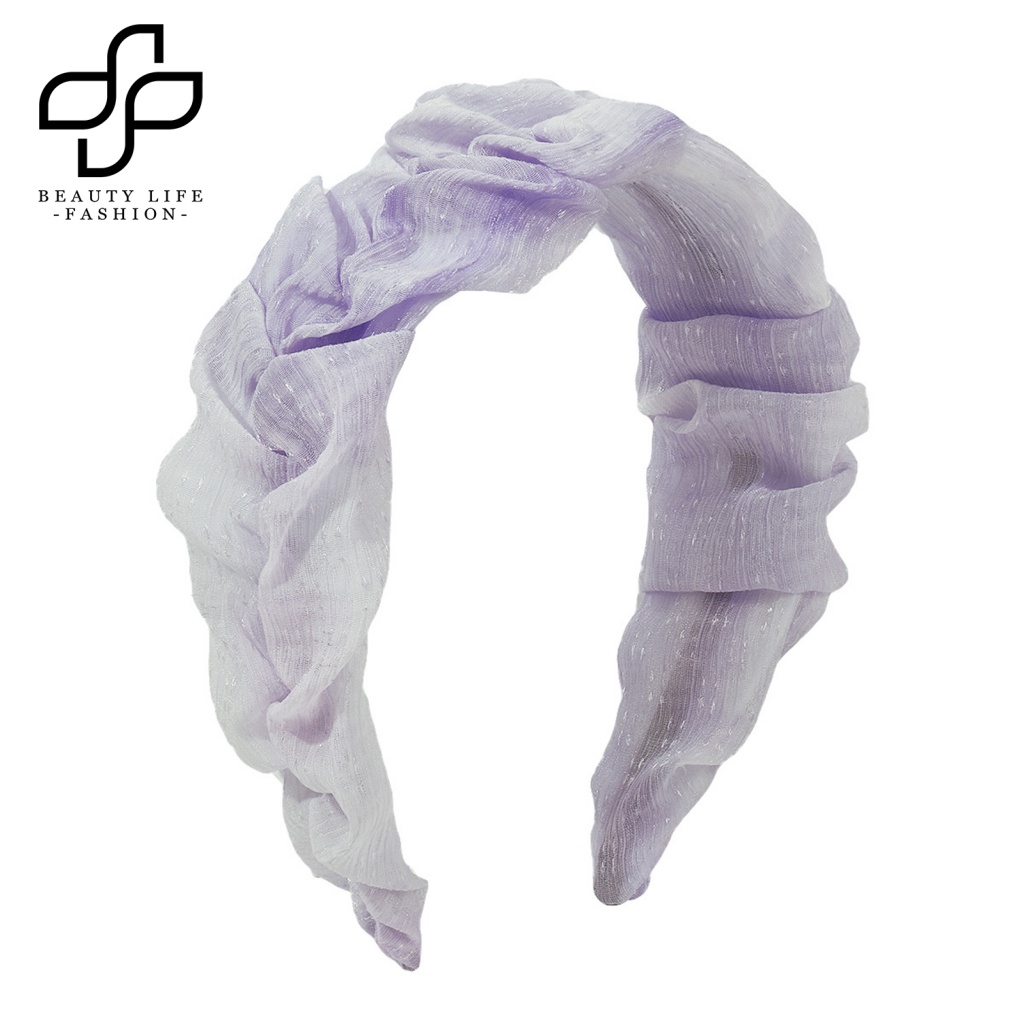 Băng Đô Vải Tuyn Chống Trượt Màu Sắc Gradient Thời Trang Dành Cho Nữ