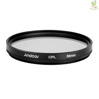 Andoer 58mm UV+CPL+Close-Up+4 +Star 8-Point Filter Circular Filter Kit Circular Polarizer Filter Macro Close-Up Star 8-P   Came-6.5