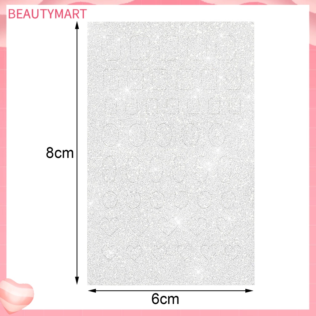 Miếng Dán Trang Trí Móng Tay Hình Trái Tim DIY