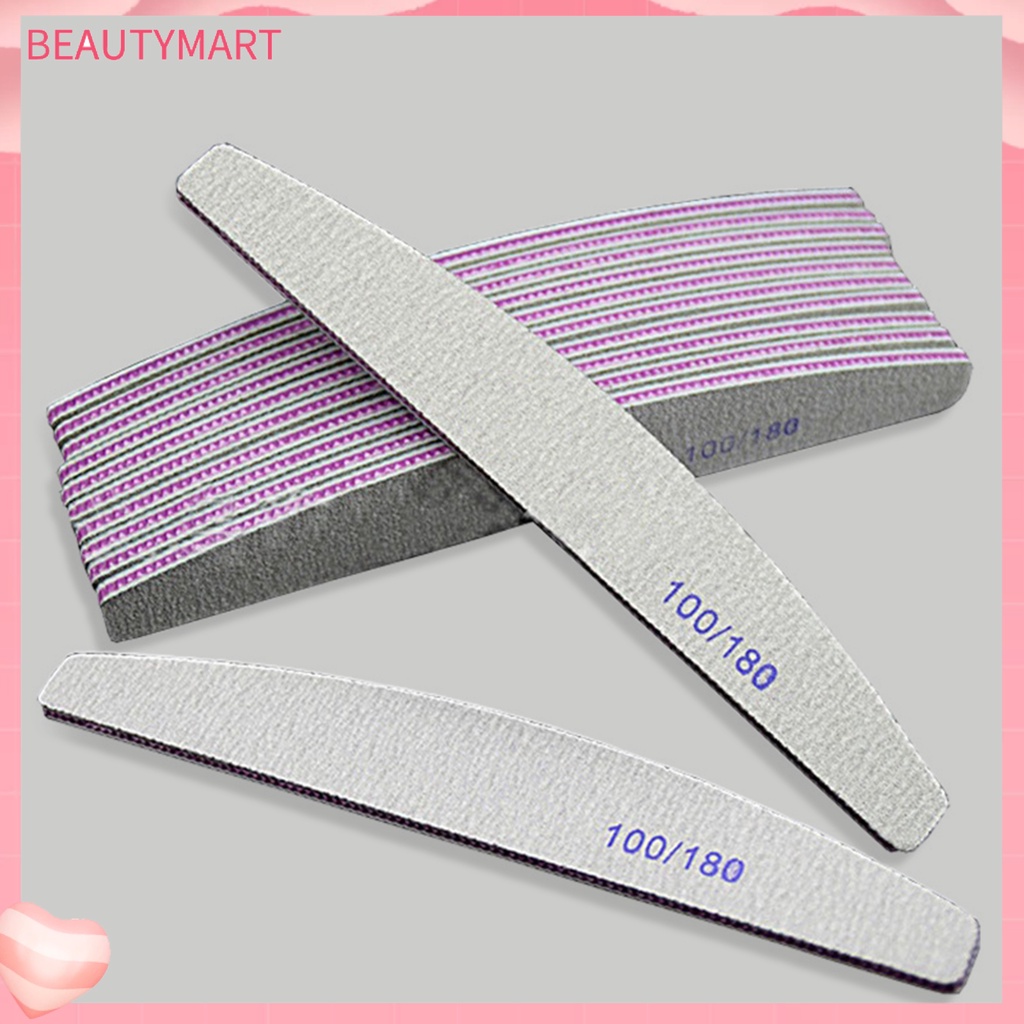 Bộ 25 Cây Dũa Móng Tay Hai Mặt Bằng Acrylic Tự Nhiên