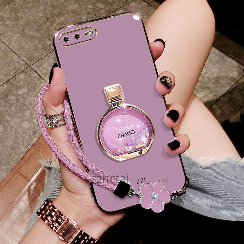 ốp lưng iPhone 7 plus 8 plus 7 8 6 6s 6s plus 6 plus Ốp Điện Thoại Mềm Mạ Điện Hình Chai Nước Hoa Đí