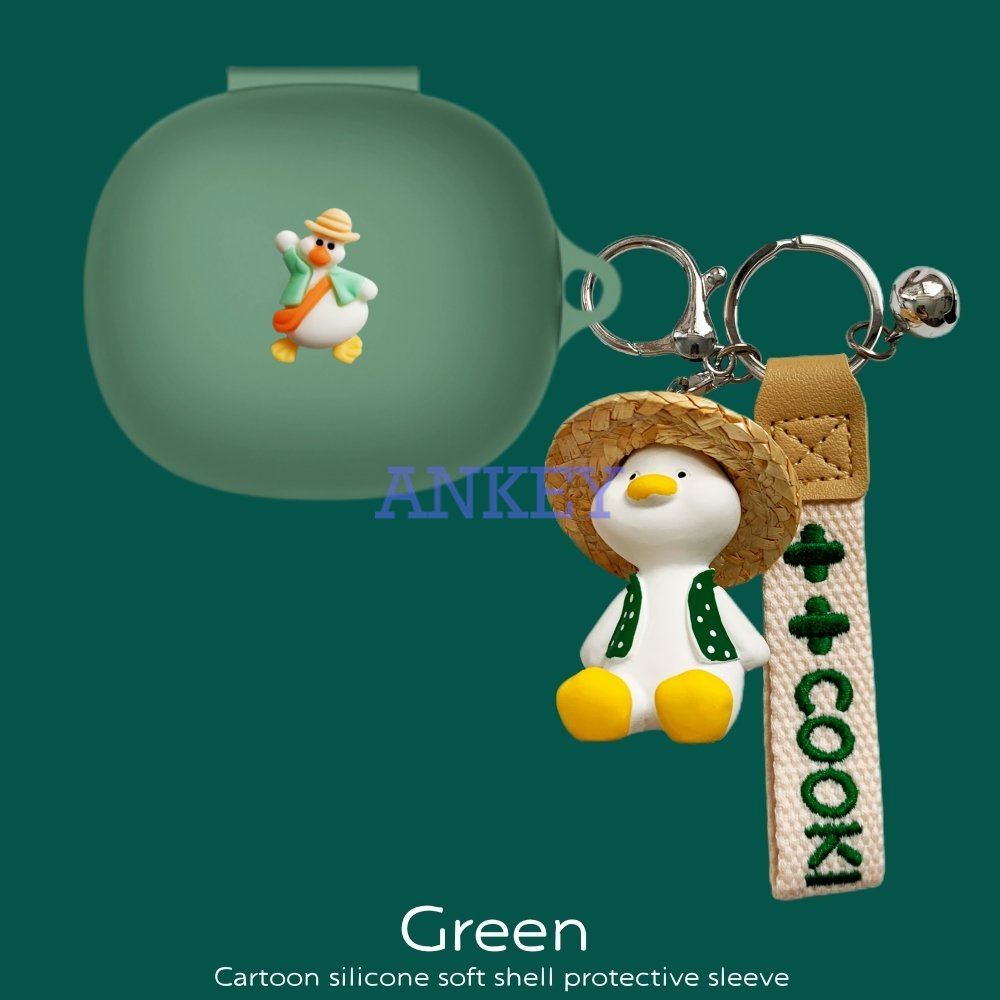 For Anker Soundcore R50i P20i P3 Earphone Silicone Case Cute Gift Earbuds Soft Protective Headphone Cover Headset Skin with Pendant