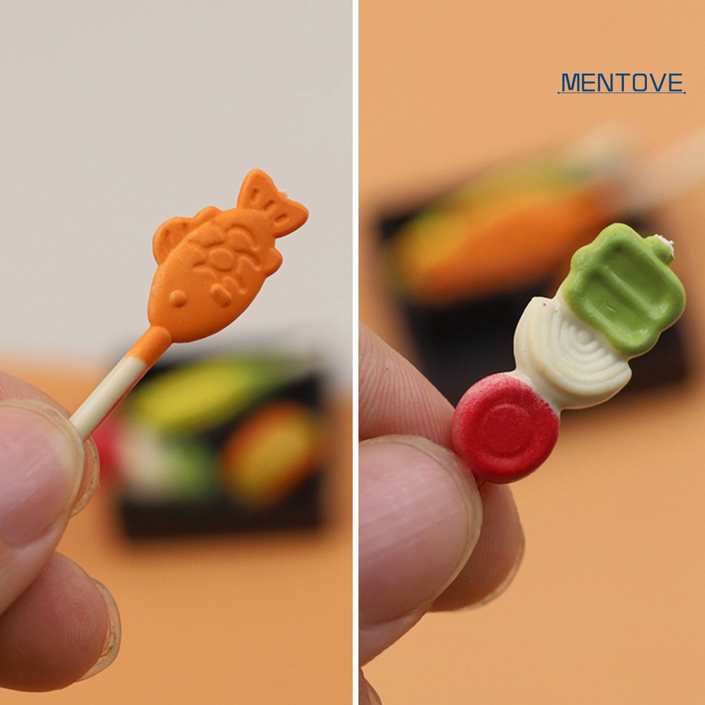 Mô Hình Xiên Thức Ăn Tỉ Lệ 1: 12 Trang Trí Nhà Búp Bê