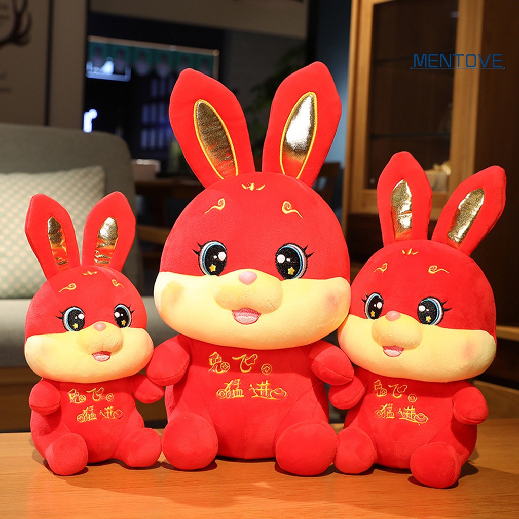 Thỏ Nhồi Bông Mềm Mại 27 / 33 / 42cm Trang Trí Nhà Cửa Dịp Năm Mới 2023
