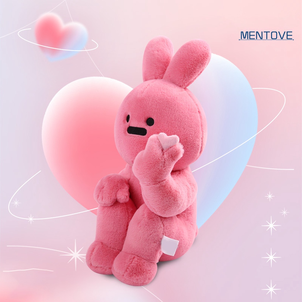 Thỏ Nhồi Bông 28cm Bằng Cotton Mềm Mại Dễ Thương Trang Trí Nhà Cửa