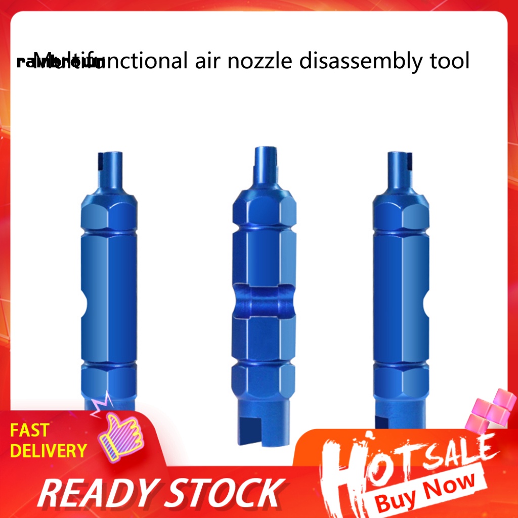 &lt; Rainbrown &gt; Cờ Lê Tháo Van Xe Đạp Gọn Nhẹ Chống Ăn Mòn Thiết Thực