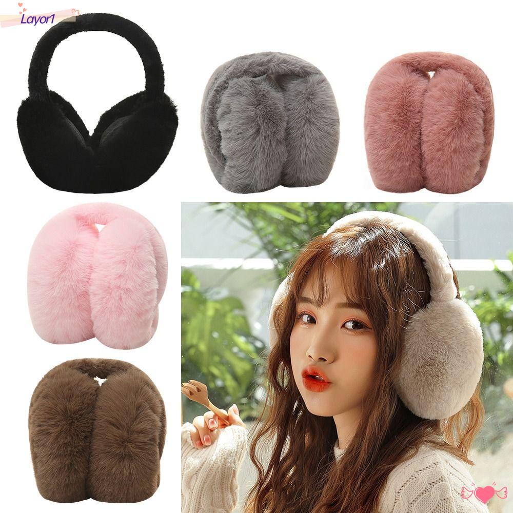 1 Chụp Tai Phủ Lông Mềm Mại Giữ Ấm Bảo Vệ Tai