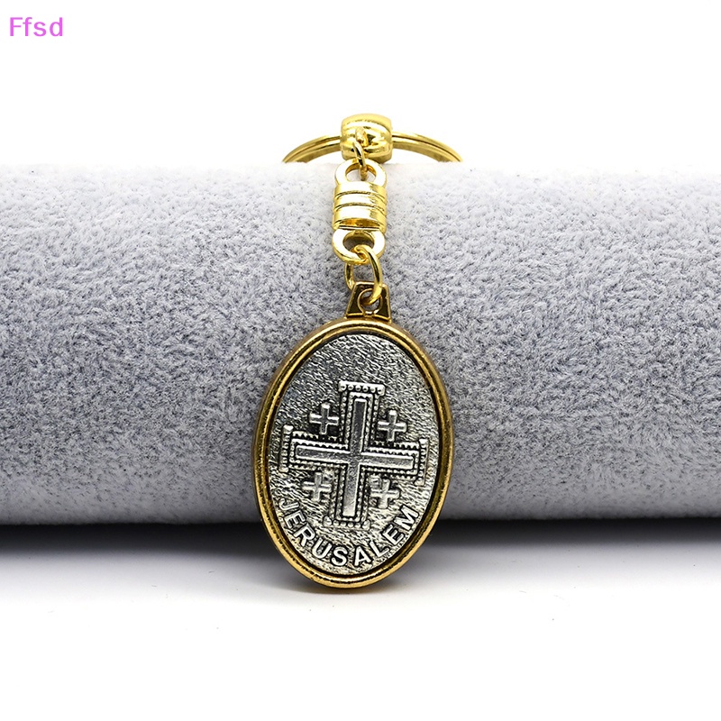 {Ffsd} Móc Khóa Hình Chân Dung Thánh Giá Thời Trang Làm Quà Tặng Trang Sức