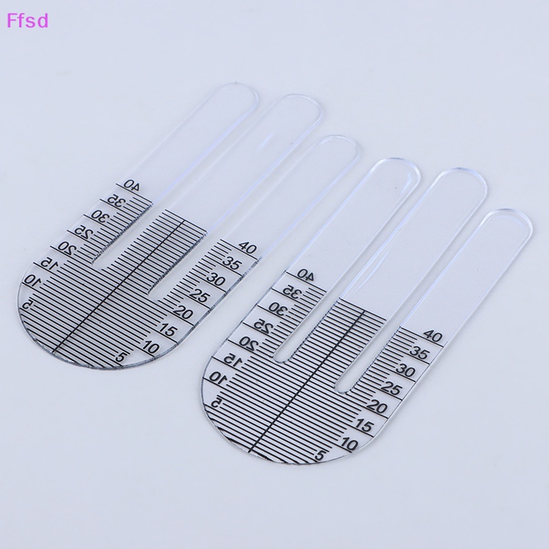 {Ffsd} Thước Đo Độ PH Hình Chữ M Trong Suốt Có Thang Đo Độ PH * Bán Chạy Cho Học Sinh