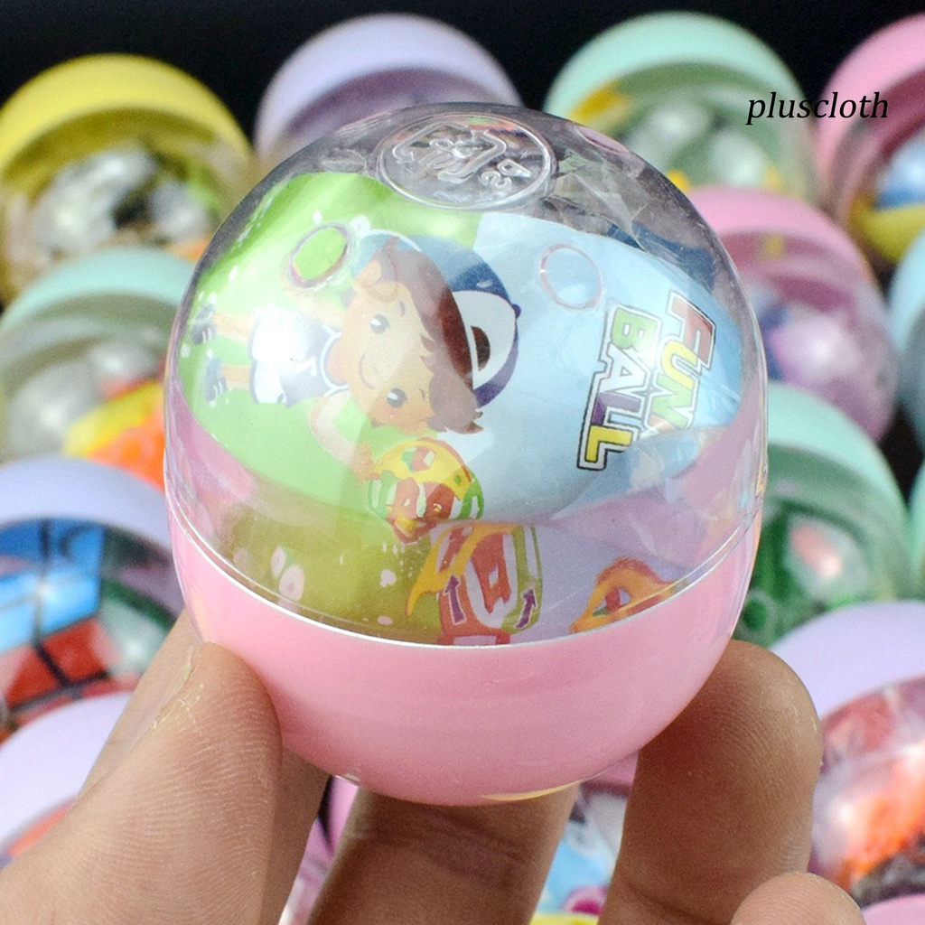 Set 10 Trứng Gashapon Đồ Chơi Bằng Nhựa Đa Năng Vui Nhộn Cho Bé