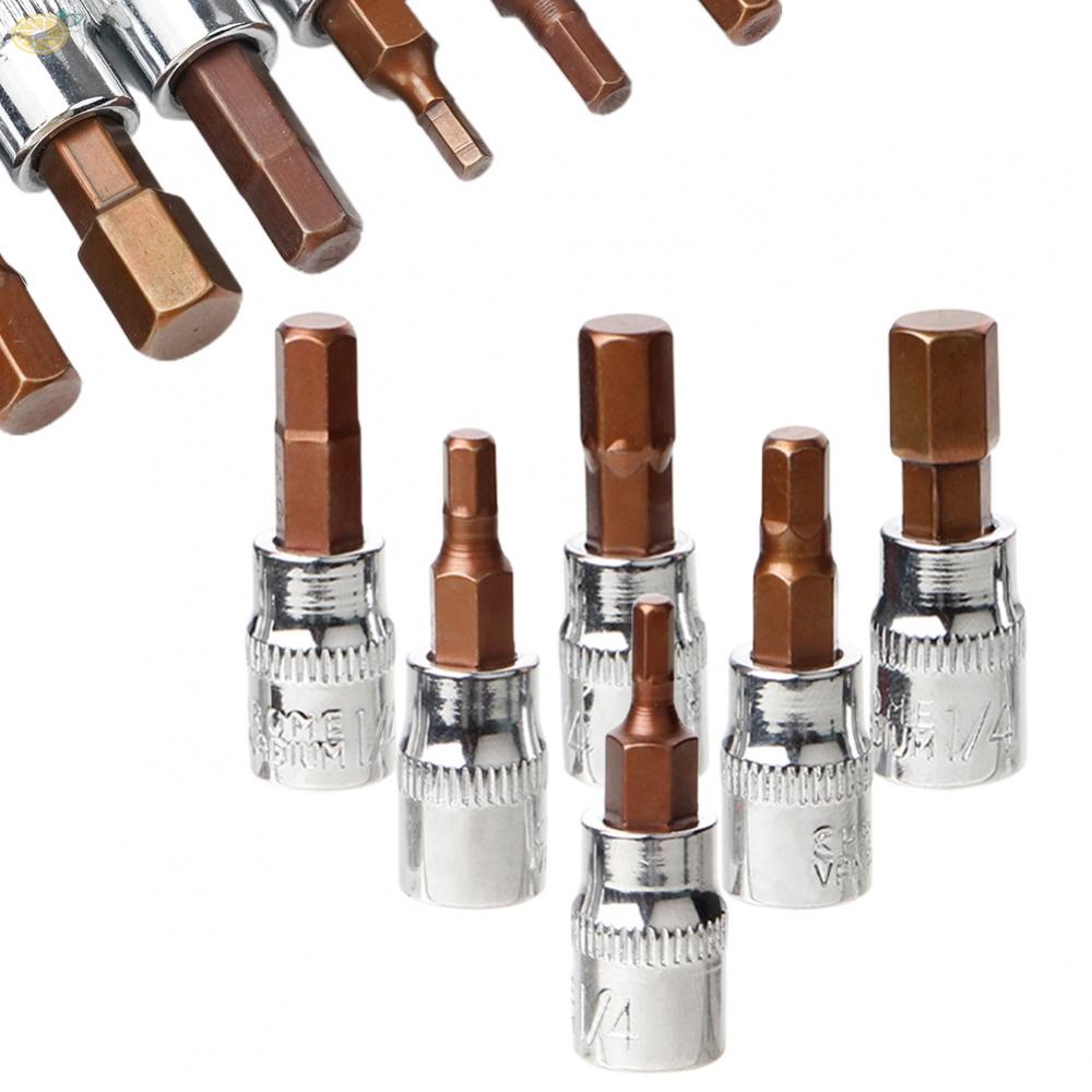 【VARSTR】Screwdriver Bit Replacement Accessories 3Pcs Chrome Vanadium Steel H3 H4