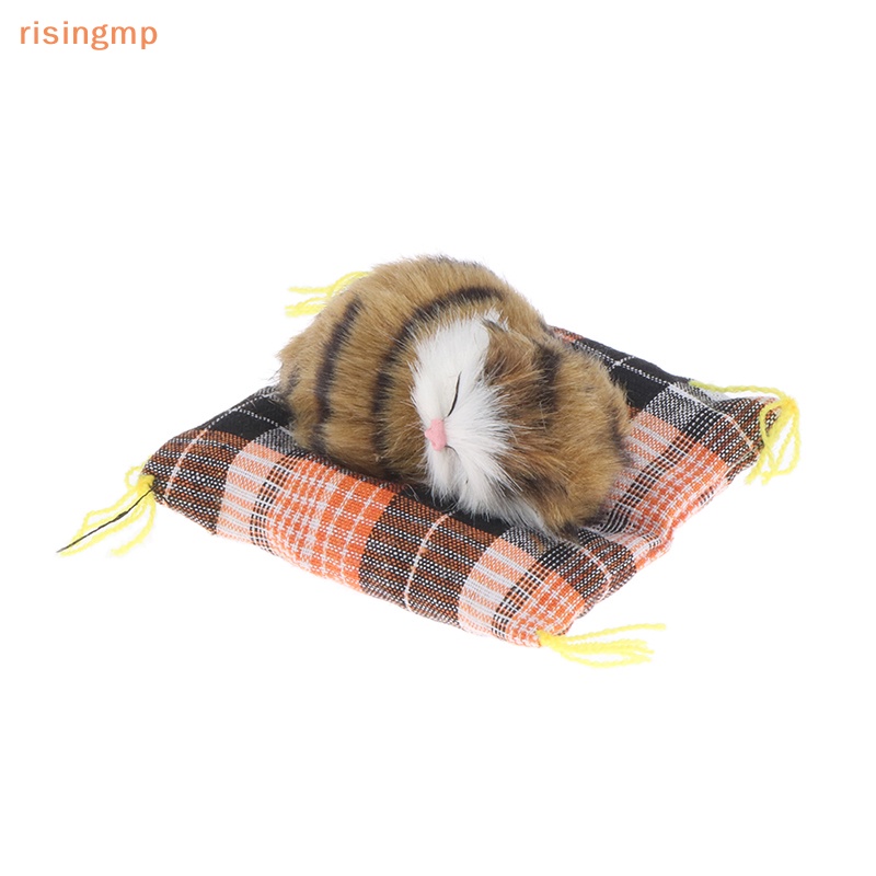 Búp Bê Hình Chú Mèo Đang Ngủ Nhồi Bông Đáng Yêu Trang Trí Xe Hơi